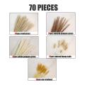 70 Pcs Natural Dried Pampas Grass Bouquets for Boho Wedding Decor