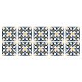 10 Pieces Of Square Self-adhesive Tile Stickers Retro 20x20cm Fgz-03