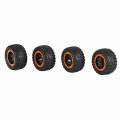 4pcs Tires & Wheels Rims Remote Control Cars Accessories