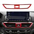 Red Abs Middle Air Outlet Vent Cover Trim Fit for Honda Accord