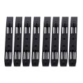4 Pairs Hard Drive Rails Chassis Cage Accessories Plastic Rails