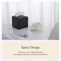 Tissue Box Cover, Square Tissue Box for Desk, Hotel, Restaurant