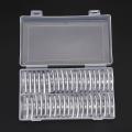 80x 46 Mm Coin Capsules Round Coin Holder Case and 7 Sizes Gasket