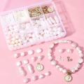 Pearl Beads for Crafts Kit Multiple Styles Pearl Beads with Hole