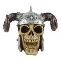 Horror Spoof Props Resin Horns Skull Decoration Halloween Decoration