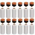 12 Sets 12mm Billiard Pool Cue Tips with Pool Cue Ferrule for Snooker