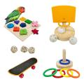 Bird Toys for Parakeets,parrot Toys Set Stacking Toy,puzzles Toy
