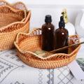Rattan Fruit Tray Storage Lace Basket Kitchen Storage Containers