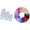 150 Pcs Aluminum Foil Food Storage Bags Holographic Rainbow Color