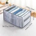 Wardrobe Organiser System for Jeans, Trousers, Storage Boxes, 6pcs