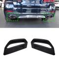 Rear Exhaust Pipe Cover Trim Tail Frame For-bmw 5 Series G30 18-21