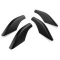 4pcs Black Abs Rack Rail End Cover Shell Protector Fit for Land Rover