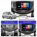 9 Inch Car Dashboard Frame Radio Fascia for Hyundai I10 2008-2011