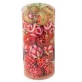 Christmas Tree Decorations 6cm 24 Buckets Of Painted Balls Red
