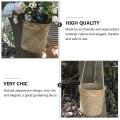 3-piece Hand-woven Storage Basket Wicker Flower Pot Plant Basket