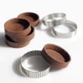 4 Pack Stainless Steel Tart Rings, Heat-resistant Cake Mousse Ring