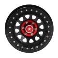 4pcs 2.9 Inch Beadlock Wheel Hub Rim for 1/6 Rc Crawler Car Parts,4
