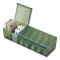 Data Cable Storage Box Sorting Partitioned Box with Cover(green)