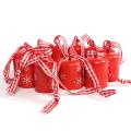 Christmas Decoration Red Cylindrical Jingle Bell for Home Xmas Diy