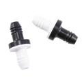 2pcs 3/8 Inch 10mm Inline Abs One Way Water Non Return Check Valve