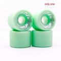 1pcs Skateboard Wheels 70mm 82a Pu,professional Frosted Wheels,green