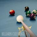 Retractable Billiards Stick with Removable Bridge Head,cue Chalks