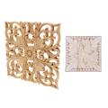 Wooden Decal European-style Applique Real Wood Carving