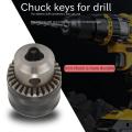 5pcs 0.6-6.5mm Precise Keyed Drill Chuck Converter Tool Kit Adaptor