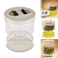 Pickle and Olive Hourglass Jar, Pickle Flip Jar, Pickle Jar,separator