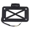 Motorcycle License Plate Holder with Led Light for Motorcycle Yamaha