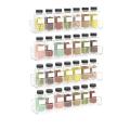 Clear Acrylic Spice Shelf for Wall Kitchen Pantry Cabinet Door 4 Pack