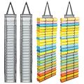 2pcs with 24 and 48 Roll Hanging Vinyl Roll Storage Rack for Closet