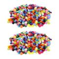 1200 Pcs/lot 6mm Round Resin Mini Tiny Buttons Sewing Tools