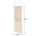 Macrame Wall Hanging Hand Knotted Art Tapestry with Tassel - Boho