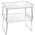Clear Stackable Shelf, Kitchen Counter and Cabinet Shelves,shelf Rack