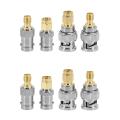 4pcs Bnc to Sma Type Male Female Rf Connector Adapter Test Converter