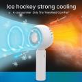 Fan Handheld Cooling Electric Fan for Travel Outdoors Indoors White