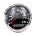 85mm 200km/h Gps Speedometer 9-32v with Red Odometer for Cars