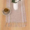 Table Runner 35x180cm, for Kitchen Table Decoration and Home -blue