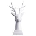 Creative Ceramic Sculptures Deer Figurine Home Decoration(white)