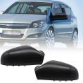 Black Wing Mirror Covers Casing Cap Rearview Mirror Shell