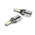 20 Pcs Led T10 194 W5w 7020 Smd Car Error Free Wedge Light Bulb White