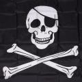 Pirate Flag Skull and Crossbones Jolly Rodger Large 5x3' Size