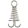 10pcs Spring Windproof Canopy Tightening Buckle with Silver Hooks