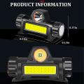 4 Pack Rechargeable Super Bright 1100 Lumen Headlights, with 2 Modes