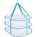 3-tier Mesh Clothes Hanging Dryer, Foldable Sweater Drying Rack