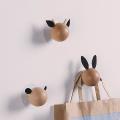 Children Bedroom Wall Decoration Non Perforated Animal Head Hanging