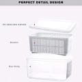 Refrigerator Organizer Bins - Food Storage Containers