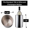 Insulated Wine Cooler Bucket with Wine Aerator-fits 750mlwine Bottles