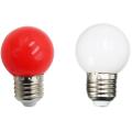 E27 Led Bulbs 1w Pe Frosted Led Globe Colorful 220v -1pcs(red)